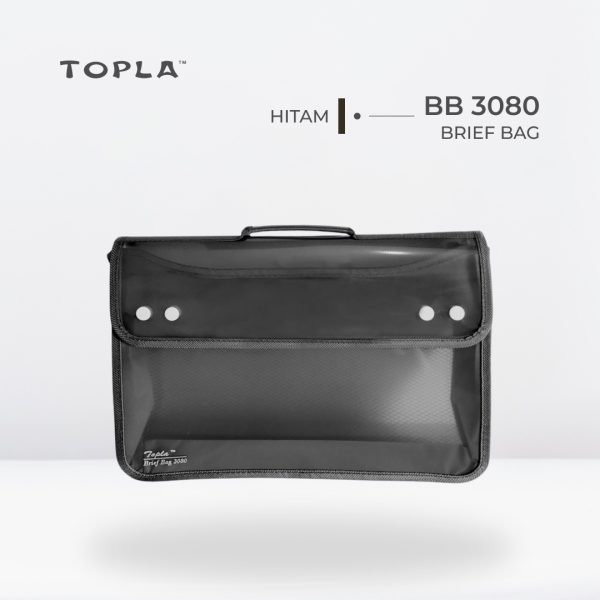 Brief Bag BB 3080 F4 - Hitam | Map Dokumen by Topla