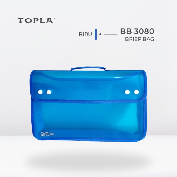 Brief Bag BB 3080 F4 - Biru | Map Dokumen by Topla