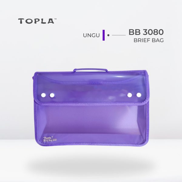 Brief Bag BB 3080 F4 - Ungu | Map Dokumen by Topla