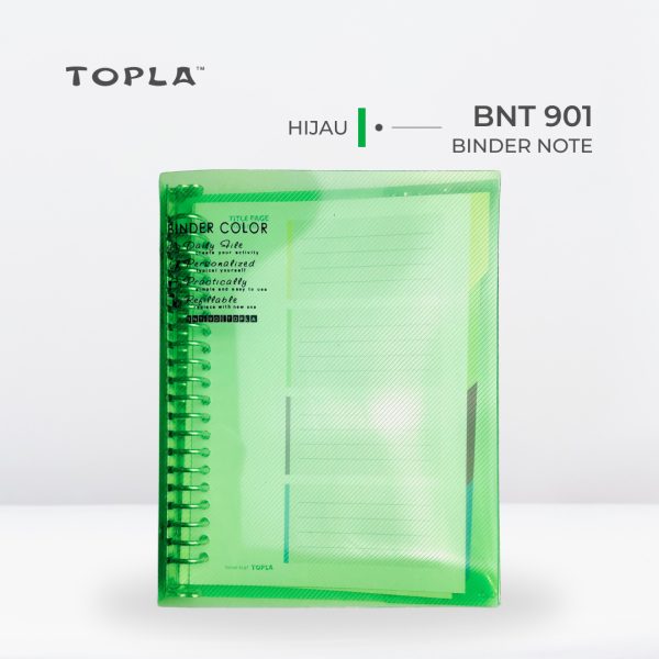 Binder Note BNT 901 A5 - Hijau | Binder Notebook by Topla