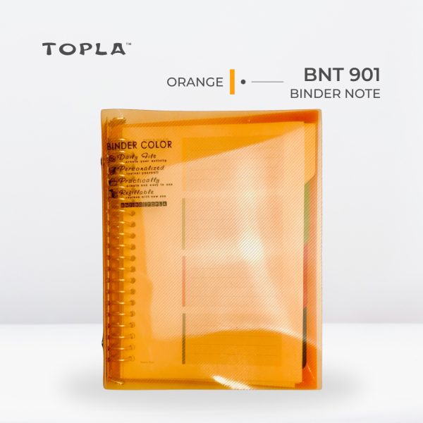 Binder Note BNT 901 A5 - Oranye | Binder Notebook by Topla