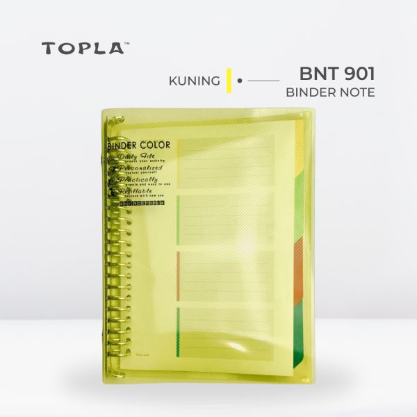 Binder Note BNT 901 A5 - Kuning | Binder Notebook by Topla