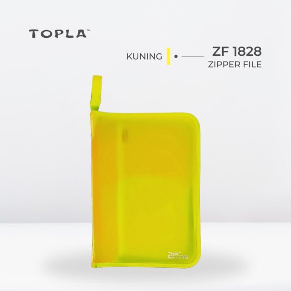 Zipper File ZF 1828 F4 - Kuning | Map Dokumen by Topla