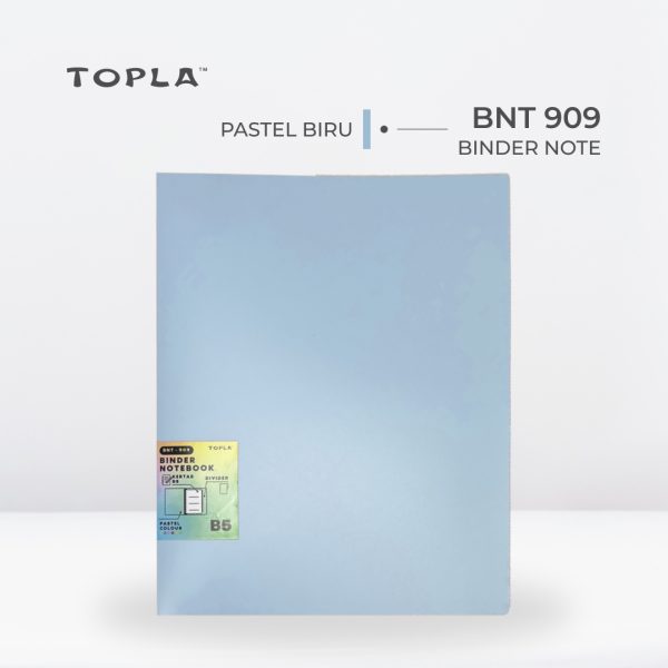 Binder Note BNT 909 B5 - Pastel Biru | Binder Notebook by Topla