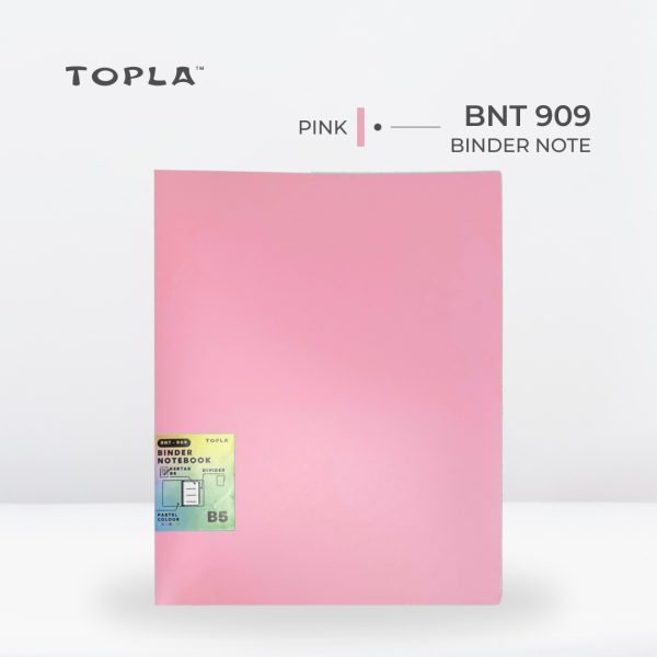 Binder Note BNT 909 B5 - Pink | Binder Notebook by Topla