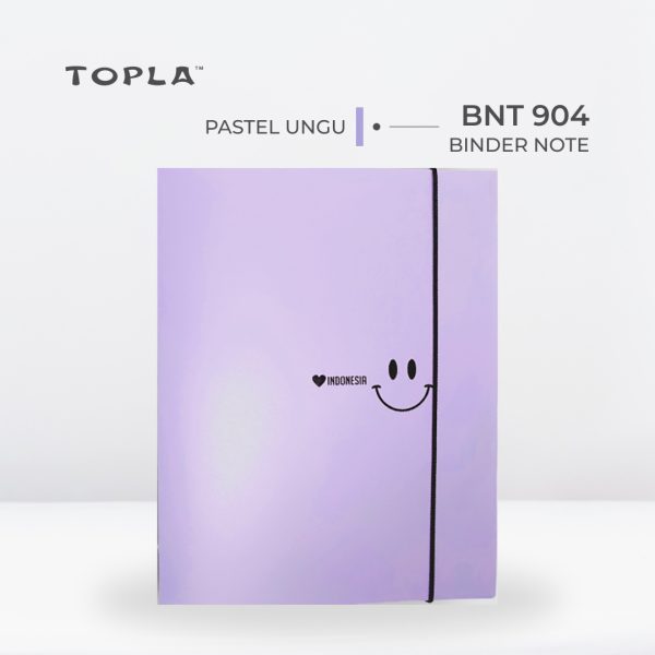 Binder Note Pastel BNT 904 A5 - Ungu Pastel | Binder Notebook by Topla