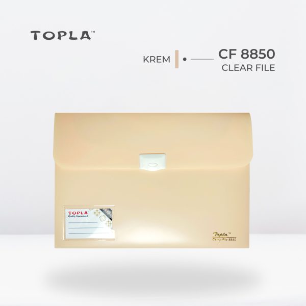 Carry File CF 8850 F4 - Krem | Map Dokumen by Topla