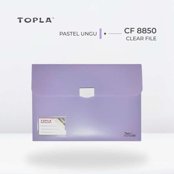 Carry File CF 8850 F4 - Pastel Ungu | Map Dokumen by Topla