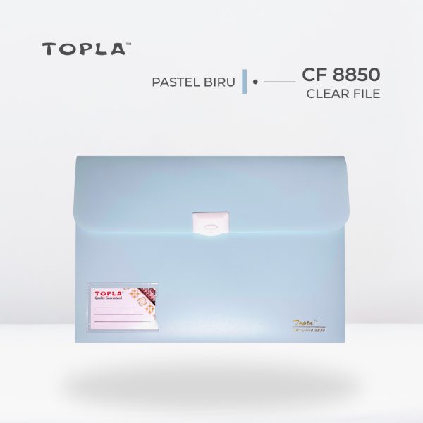 Carry File CF 8850 F4 - Pastel Biru | Map Dokumen by Topla