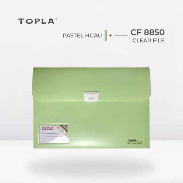 Carry File CF 8850 F4 - Pastel Hijau | Map Dokumen by Topla