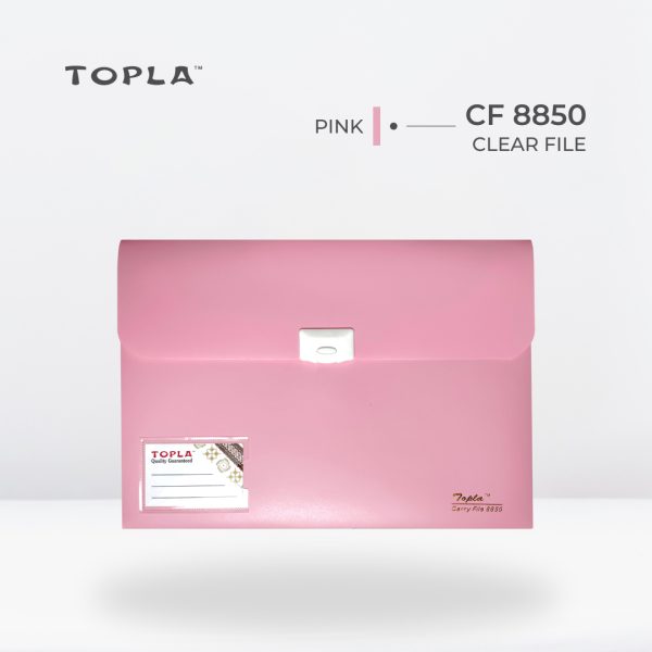 Carry File CF 8850 F4 - Pink | Map Dokumen by Topla